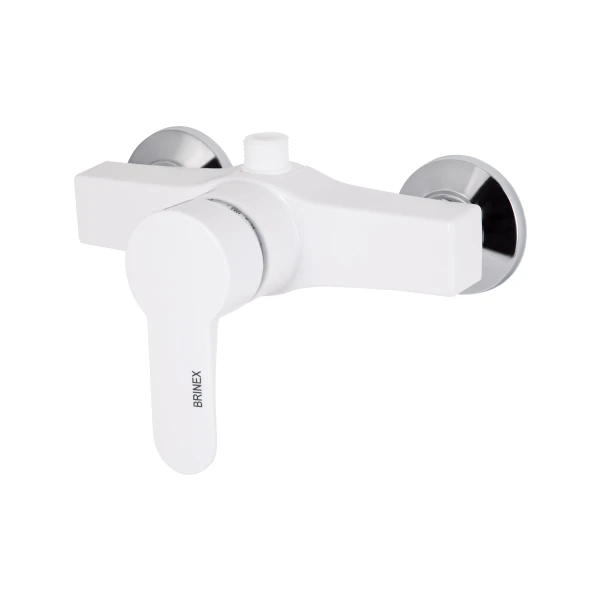 Змішувач для душу 40W 010, Chrome/White (k40) BRIN40W010 Brinex - 2 фото