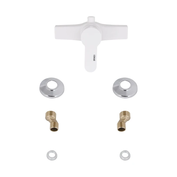 Змішувач для душу 40W 010, Chrome/White (k40) BRIN40W010 Brinex - 4 фото