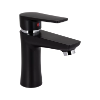 Змішувач для раковини низький 35B 001, Black (k35) BRIN35B001 Brinex
