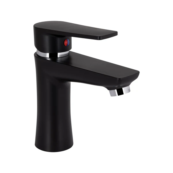 Змішувач для раковини низький 35B 001, Black (k35) BRIN35B001 Brinex