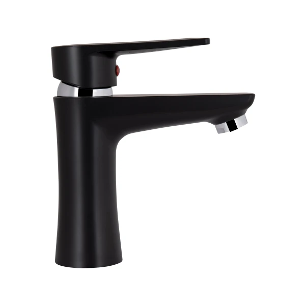 Змішувач для раковини низький 35B 001, Black (k35) BRIN35B001 Brinex - 3 фото