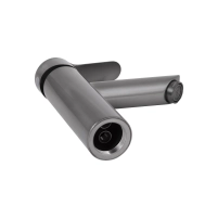 Змішувач для раковини низький Pure 001F, Graphite (k35) BRIPUR001FGRP Brinex - 2 фото