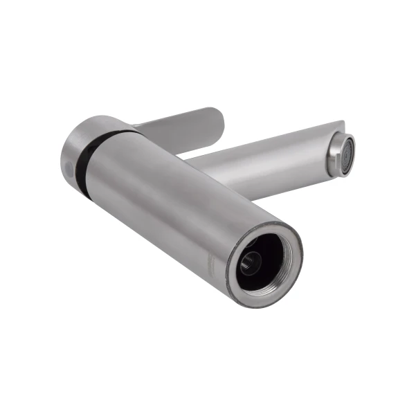 Змішувач для раковини низький Pure 001F, Nickel (k35) BRIPUR001FNKL Brinex - 2 фото