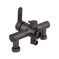 Змішувач для ванни Pure 005, Graphite (k35) Brinex - 3 фото
