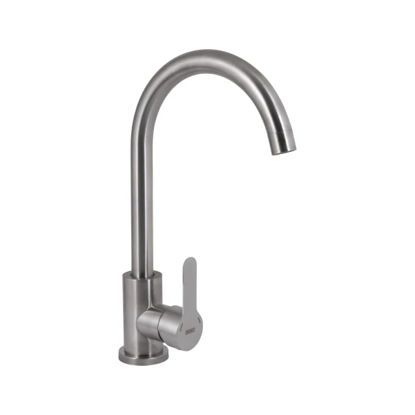 Змішувач для кухні Pure 015F, Nickel (k35) Brinex