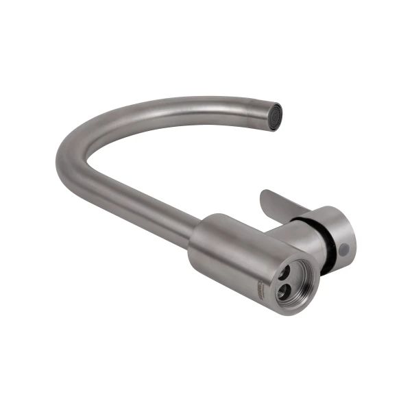Змішувач для кухні Pure 015F, Nickel (k35) Brinex - 3 фото