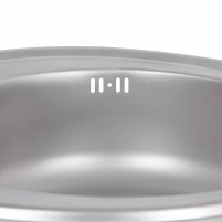 Кухонна мийка Brinex 490-A 0,6 мм Satin - 6 фото