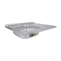 Мийка для кухні накладна 6080-L, Satin 0,6 мм BRIN6080LSAT06 Brinex - 2 фото
