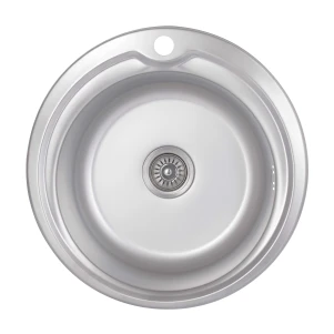 Кухонна мийка Brinex 510-D 0,8 мм Satin