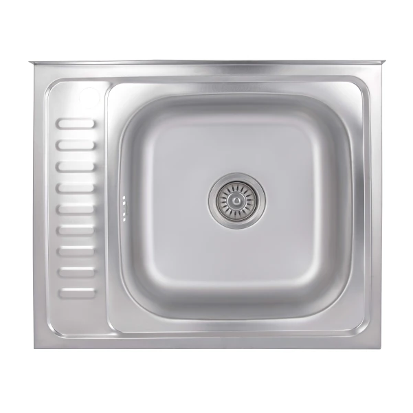 Кухонна мийка Brinex 6050-R 0,6 мм Satin