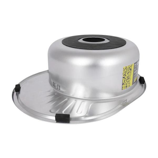 Кухонна мийка Brinex 5745 0,8 мм Micro Decor - 4 фото