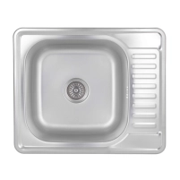 Мийка для кухні врізна 5848, Micro Decor 0,8 мм BRIN5848MDEC08 Brinex