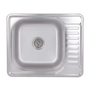 Кухонна мийка Brinex 5848 0,8 мм Satin
