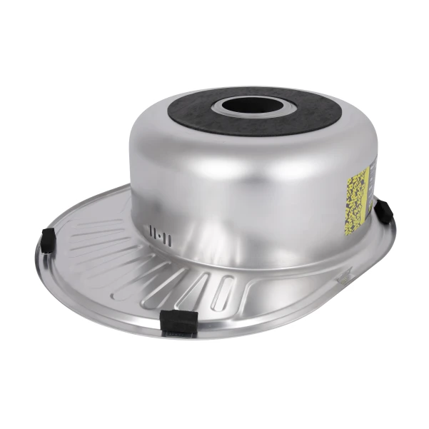 Кухонна мийка Brinex 5745 0,8 мм Satin - 4 фото