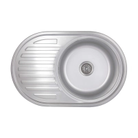 Кухонна мийка Brinex 7750 0,8 мм Satin