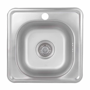 Кухонна мийка Brinex 3838 0,6 мм Satin