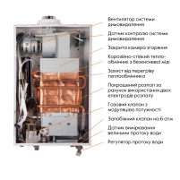 Колонка газова турбована Thermo Alliance JSG20-10ETP18 10 л Silver - 6 фото