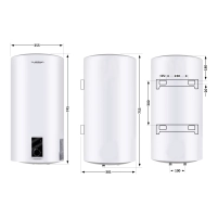 Бойлер Thermo Alliance 50 л SLIM вертикальний, сухий ТЕН 2,0 кВт - 1 фото