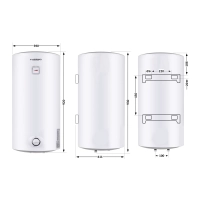 Бойлер Thermo Alliance 80 л SLIM вертикальний, мокрий ТЕН 1,5 кВт - 1 фото