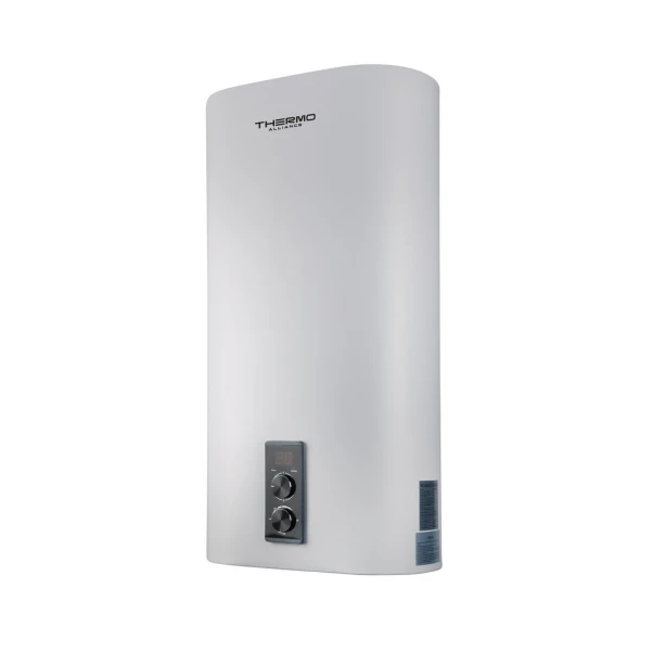 Бойлер Thermo Alliance 50 л плоский вертикальний, сухий ТЕН 2 кВт (0,8+1,2) - 4 фото