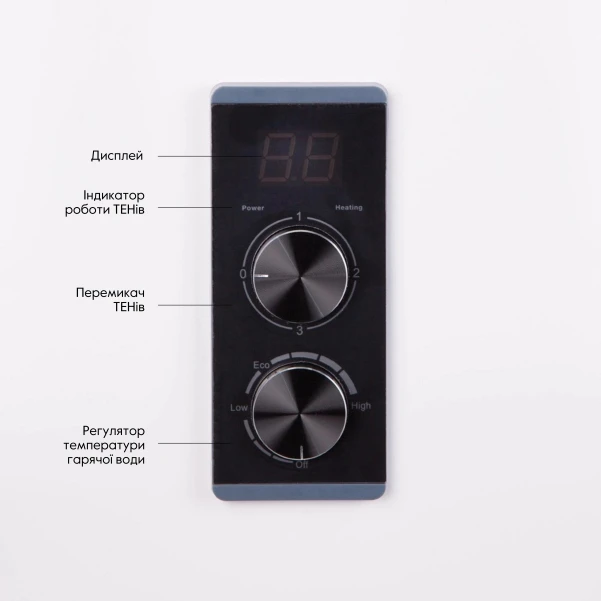 Водонагреватель электрический Thermo Alliance 100 л плоский вертикальный, сухой ТЭН 2 кВт (0,8+1,2) DT100V20G(PD)-D/2 - 7 фото