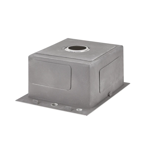 Мойка для кухни интегрированная Lidz Handmade H4050 (LDH4050BRU39258) Brushed Steel 3,0/1,0 мм - 4 фото
