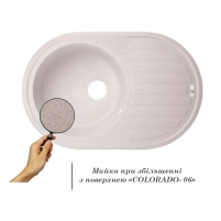 Кухонна мийка Lidz 780x500/200 COL-06 (LIDZCOL06780500200) - 2 фото