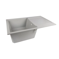 Кухонна мийка Lidz 790x495/230 GRA-09 (LIDZGRA09790495230) - 3 фото