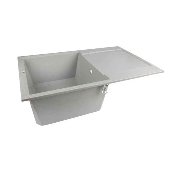 Кухонна мийка Lidz 790x495/230 GRA-09 (LIDZGRA09790495230) - 3 фото