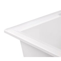 Кухонна мийка Lidz 790x495/230 WHI-01 - 6 фото