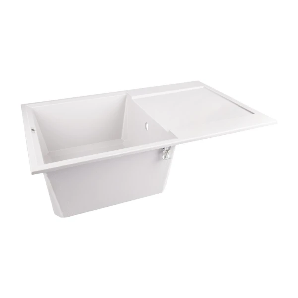 Кухонна мийка Lidz 790x495/230 WHI-01 - 3 фото