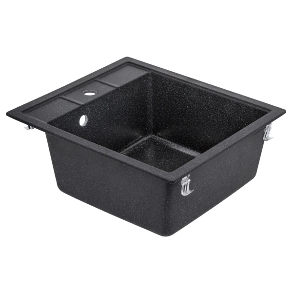 Кухонная мойка Lidz 460х515/200 BLA-03 (LIDZBLA03460515200) - 3 фото