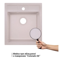 Кухонная мойка Lidz 460х515/200 COL-06 (LIDZCOL06460515200) - 2 фото