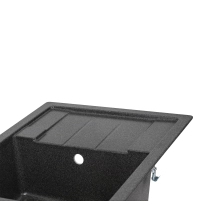 Кухонна мийка Lidz 650x500/200 GRF-13 (LIDZGRF13650500200) - 4 фото