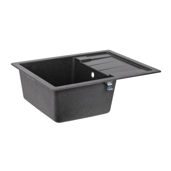 Кухонна мийка Lidz 650x500/200 GRF-13 (LIDZGRF13650500200) - 3 фото