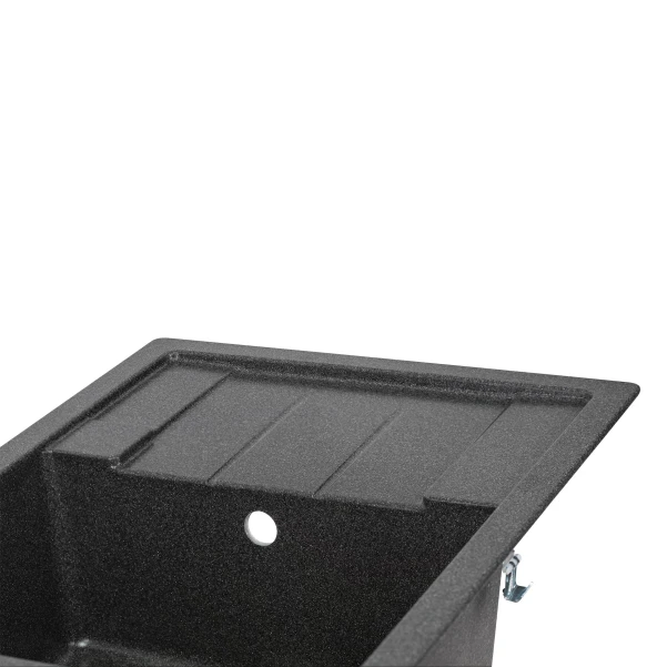 Кухонна мийка Lidz 650x500/200 GRF-13 (LIDZGRF13650500200) - 4 фото