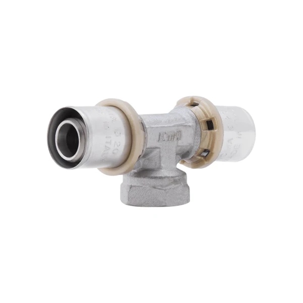 Тройник пресс Icma 20х1/2"х20 ВР №408