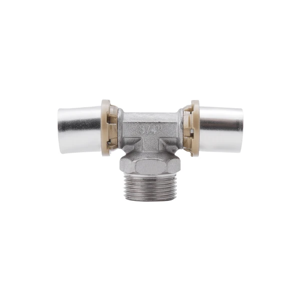 Тройник пресс Icma 20х3/4"х20 НР №407 - 2 фото