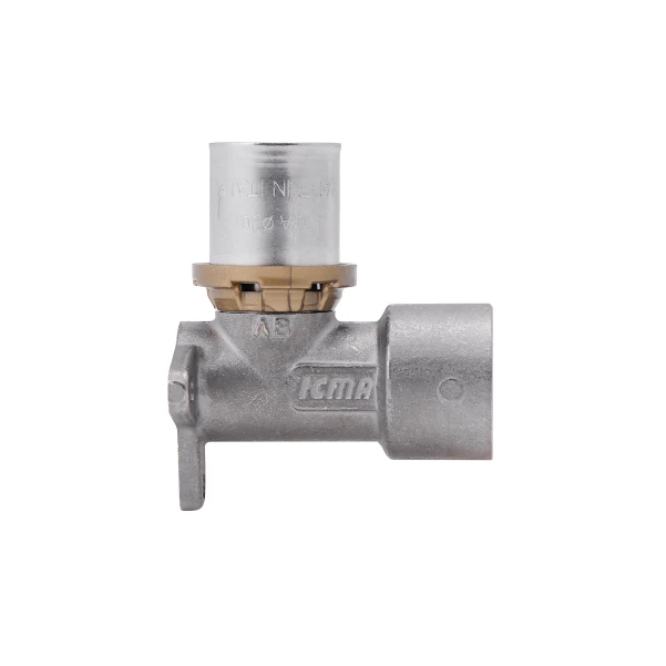 Уголок пресс Icma 20х1/2" ВР настенный №410 - 2 фото