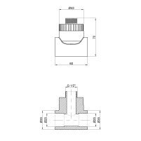 Тройник PPR Thermo Alliance 25х1/2"х25 НР - 1 фото