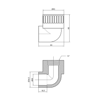 Уголок PPR Thermo Alliance 25х1/2" ВР - 1 фото