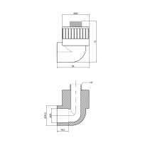 Уголок PPR Thermo Alliance 25х1/2" НР - 1 фото