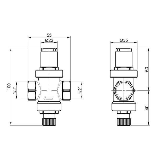 Редуктор Icma 1/2" №247 - 1 фото