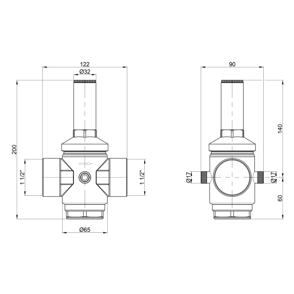 Редуктор Icma 1" 1/2 №246 - 1 фото