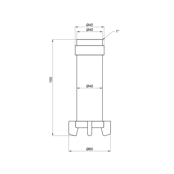 Фильтрующий катридж Icma для фильтров 1" 1/2х2" №752 - 1 фото