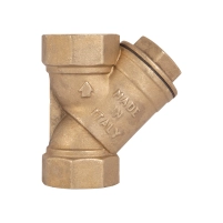 Фільтр косий Icma №50 грубої очистки 1 1/4"ВВ латунний - 4 фото