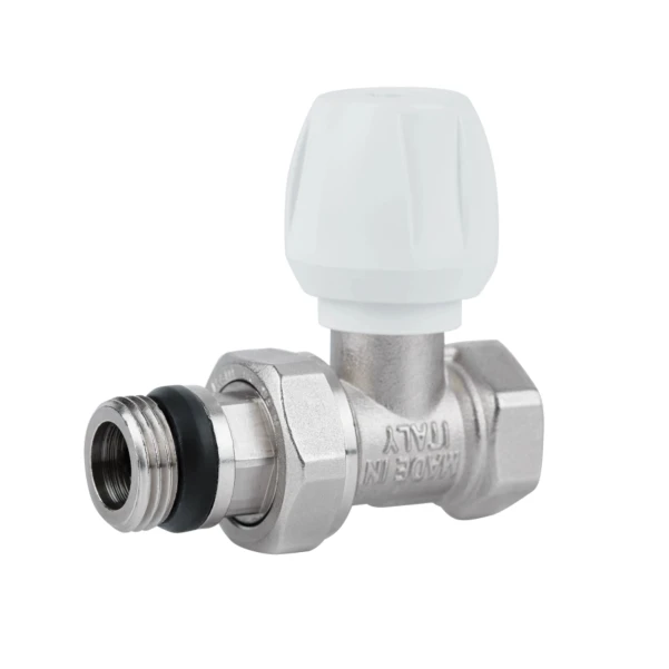 Кран радіаторний Icma 1/2" з антипротіканням прямий №813+940