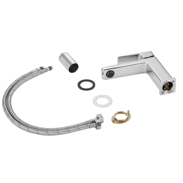 Смеситель латунный для раковины Lidz Orion 001F (k25) LDORI001FCRM48091 Chrome - 5 фото