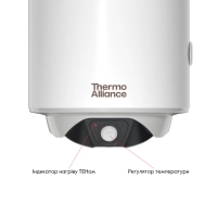 Водонагреватель электрический комбинированный Thermo Alliance вертикальный 80 л. т.о. 0,24 кв.м правый, мокрый ТЭН 2,0 кВт (CWH 8044 4S R) - 4 фото
