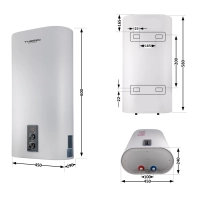 Водонагреватель электрический Thermo Alliance 30 л плоский вертикальный, сухой ТЭН 2 кВт (0,8+1,2) DT30V20G(PD)-D/2 - 1 фото